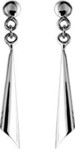 Boucles d&#039;oreilles pendantes argent rhodi