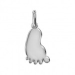 pendentif argent  pied de bb