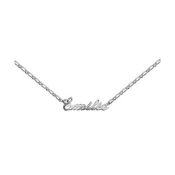 Collier argent prnom