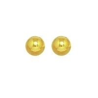 boucles d'oreilles boule or 5mm