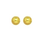 Boucles d&#039;oreilles boule or 5mm