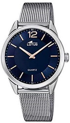 Montre, Homme, Lotus, Smart casual, Bleu, Etanche