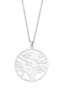 Lotus Style Collier acier dame Lotus arbre de vie 