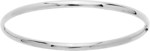 Bracelet jonc ouvrant or blanc 9 carats