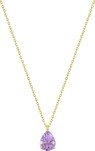 Collier Amthyste or jaune 9 carats