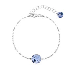 Bracelet Barete argent rhodi cristal