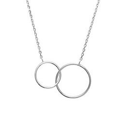 Collier argent rhodie 72115945