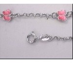 Bracelet argent 3 papillons