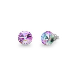 Boucles d'oreilles Sweet candy argent rhodi Cristal