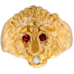 BAGUE TETE DE LION