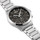 Montre, Homme, Lotus, Chrono acier, Etanche, Cadran gris   