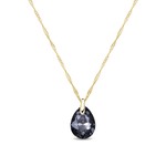 Collier Petite goutte plaqu or