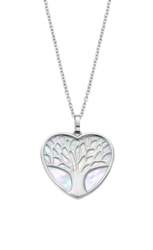 Lotus Style collier coeur arbre de vie