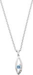 collier argent topaze 42 cm