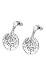 Lotus Style boucles d&#039;oreilles arbre de vie