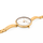 Montre Femme PRETTY Cadran Blanc Bracelet Acier Dor