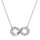 Collier infinis  graver argent 031607