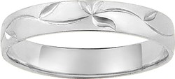 Alliance or blanc 9 carats