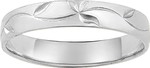 Alliance or blanc 9 carats
