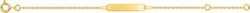 Identit bb or jaune 9 carats