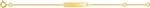 Identit bb or jaune 9 carats