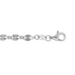 BRACELET ARGENT RHODIE PETITE PASTIILES DIAMANTEES