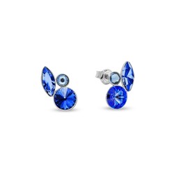 Boucles d'Oreilles Artesia argent cristal