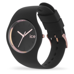 Montre, Femme, ICE glam noir et ros, Mdium 000980  