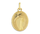 medaille Vierge  ovale R57 Or jaune 18 carats lucas lucor
