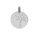 Pendentif Arbre de vie Or gris 9 carats