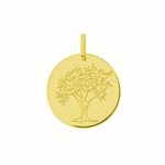 pendentif arbre de vie or jaune 9 carats