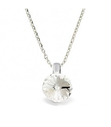 Collier Cristal Swarovski argent femme Candy