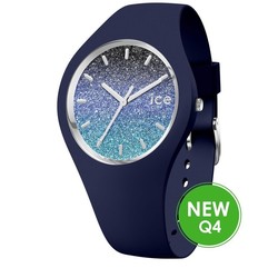 Montre, Femme, ICE glitter, Bleue mdium 021079