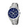 Montre, Homme, Lotus, Chrono acier, Etanche, Cadran bleu