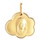 medaille Vierge nuage XR1404 Or jaune 18 carats lucas lucor
