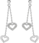 Boucles d&#039;oreilles argent, pendantes AAWM69