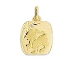 Médaille zodiaque or jaune 18 carats
