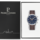 Montre Homme CRITERIUM Cadran Bleu Bracelet Cuir Brun