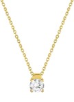 Collier oxydes de zirconium or jaune 59SA42JZ