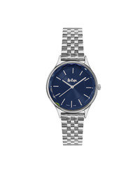 Montre femme, Lee-cooper Olivia acier cadran bleu