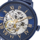 Montre Homme AUTOMATIC Cadran Bleu Bracelet Acier milanais B