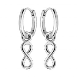 Crole argent motif inifini