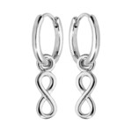 Crole argent motif inifini