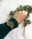 Montre Femme ELARA Cadran Vert Bracelet Acier milanais Dor-