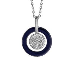 Collier argent rodhi oxyde