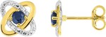 Boucles d&#039;oreilles or 9 carats