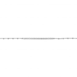 Bracelet argent oxydes