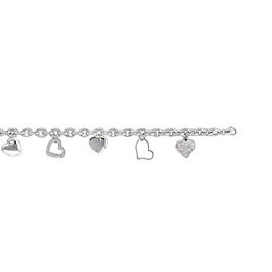 Bracelet fantaisie argent