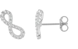 BOUCLES OREILLES signe infini