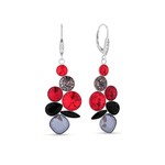 Boucles d&#039;oreilles Florindi argent rhodi  